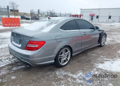 2012 Mercedes-Benz C 350 Sport 4Matic from USA, damaged, VIN WDDGJ8JB1CF918020